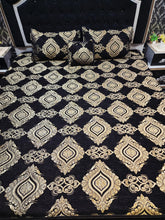 Jacquard Velvet Bed Sheet 4Pcs-Design-531